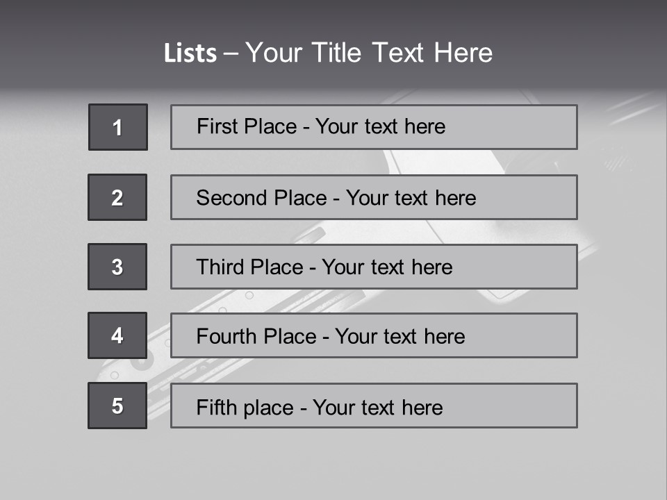A Key With A Keychain On Top Of It PowerPoint Template