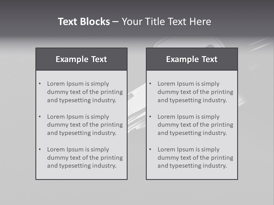 A Key With A Keychain On Top Of It PowerPoint Template