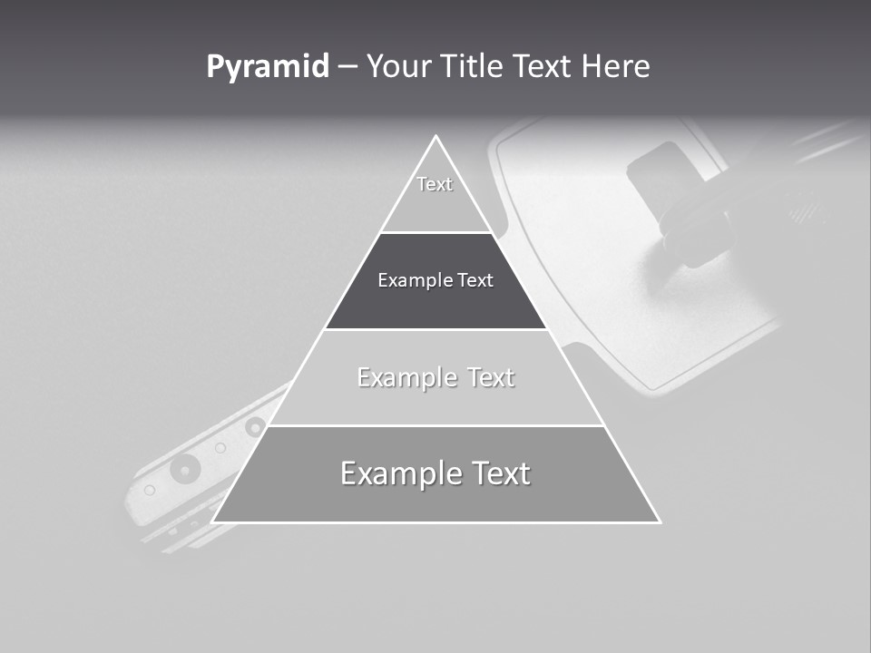 A Key With A Keychain On Top Of It PowerPoint Template