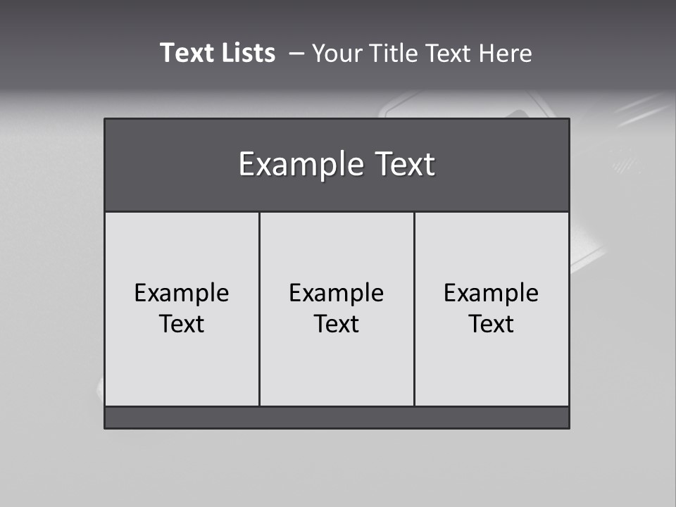 A Key With A Keychain On Top Of It PowerPoint Template
