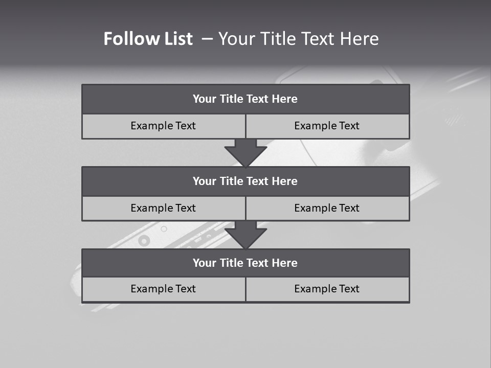 A Key With A Keychain On Top Of It PowerPoint Template