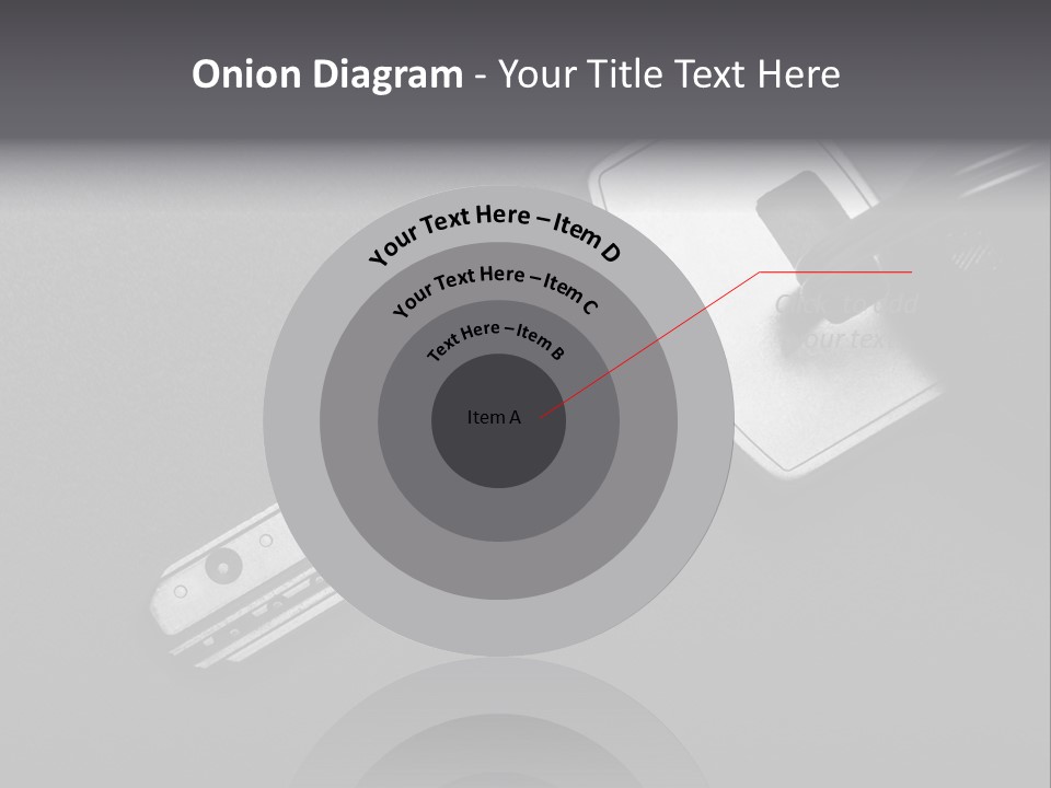 A Key With A Keychain On Top Of It PowerPoint Template