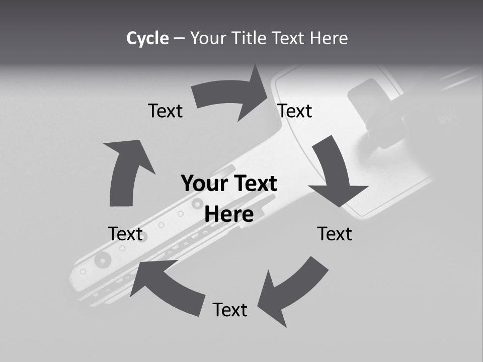 A Key With A Keychain On Top Of It PowerPoint Template