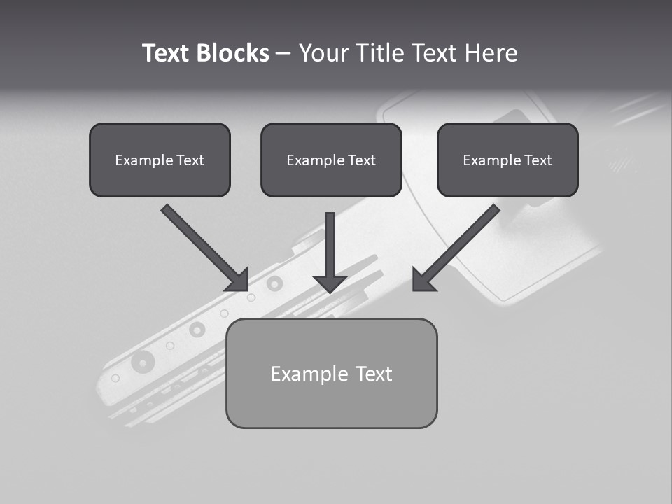 A Key With A Keychain On Top Of It PowerPoint Template