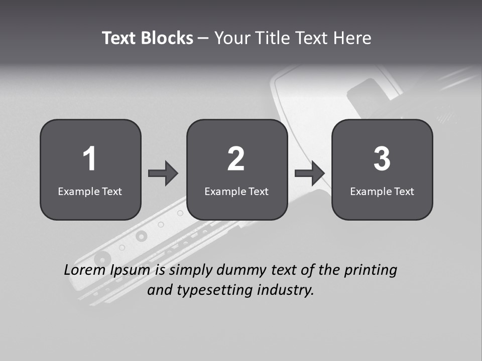 A Key With A Keychain On Top Of It PowerPoint Template