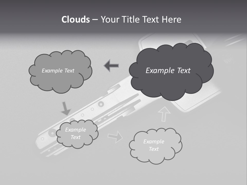 A Key With A Keychain On Top Of It PowerPoint Template