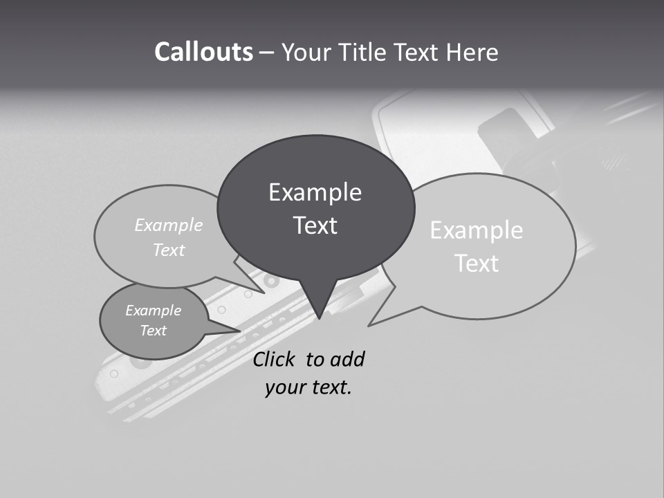 A Key With A Keychain On Top Of It PowerPoint Template