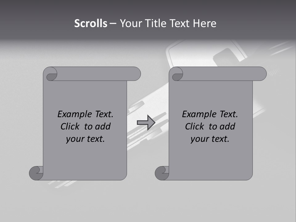 A Key With A Keychain On Top Of It PowerPoint Template