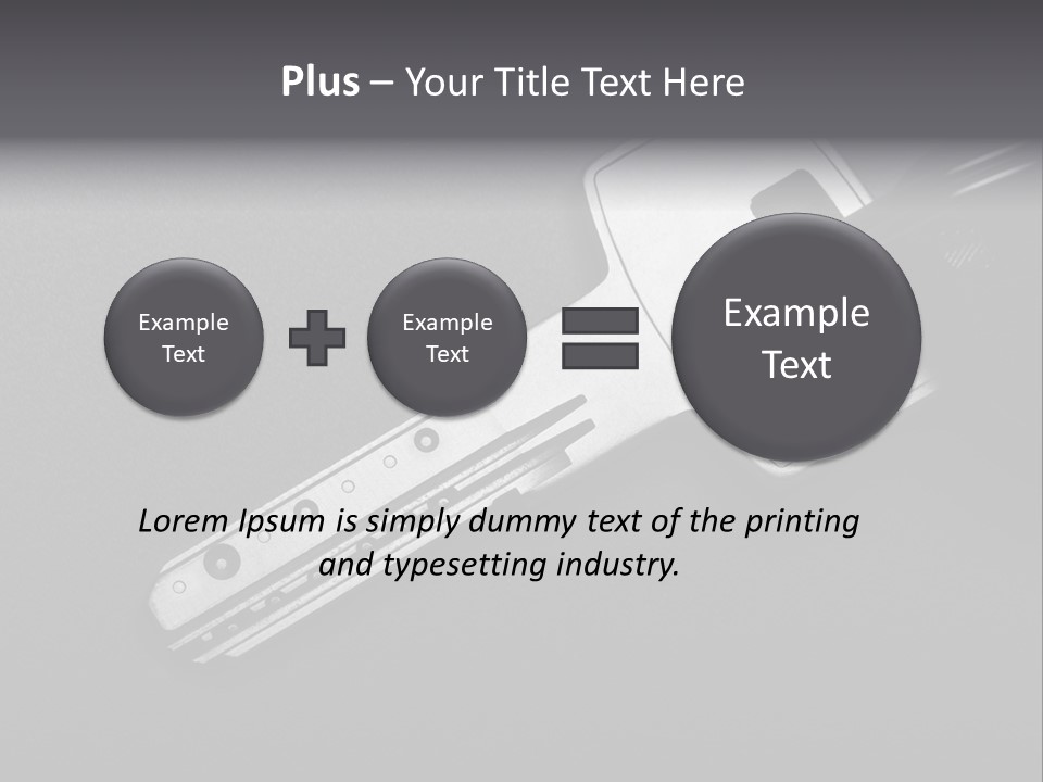 A Key With A Keychain On Top Of It PowerPoint Template