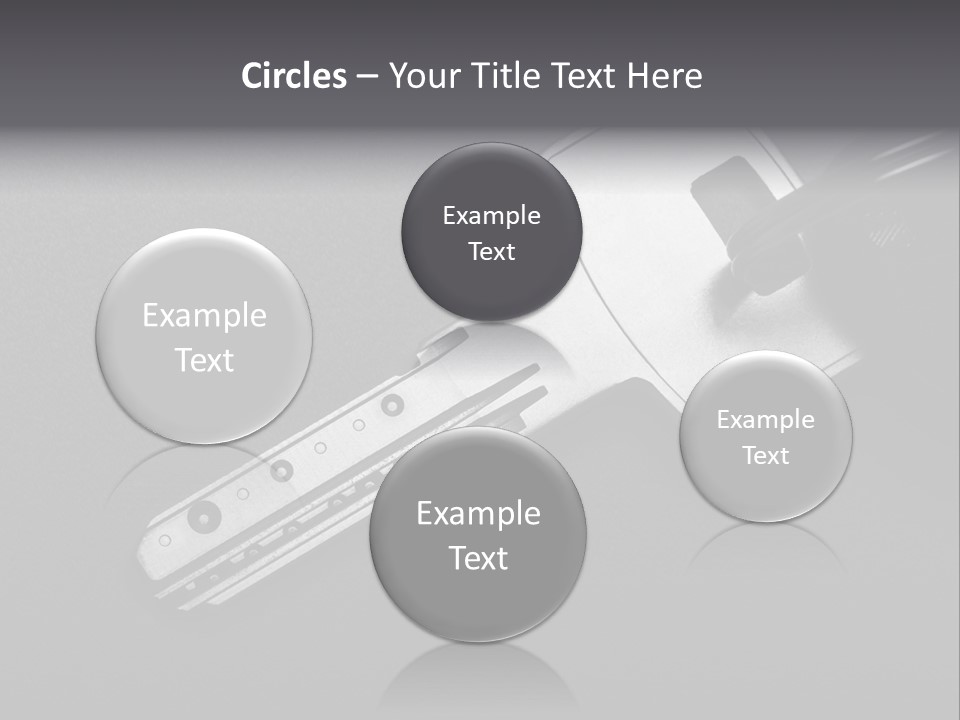 A Key With A Keychain On Top Of It PowerPoint Template