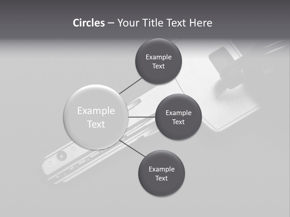 A Key With A Keychain On Top Of It PowerPoint Template