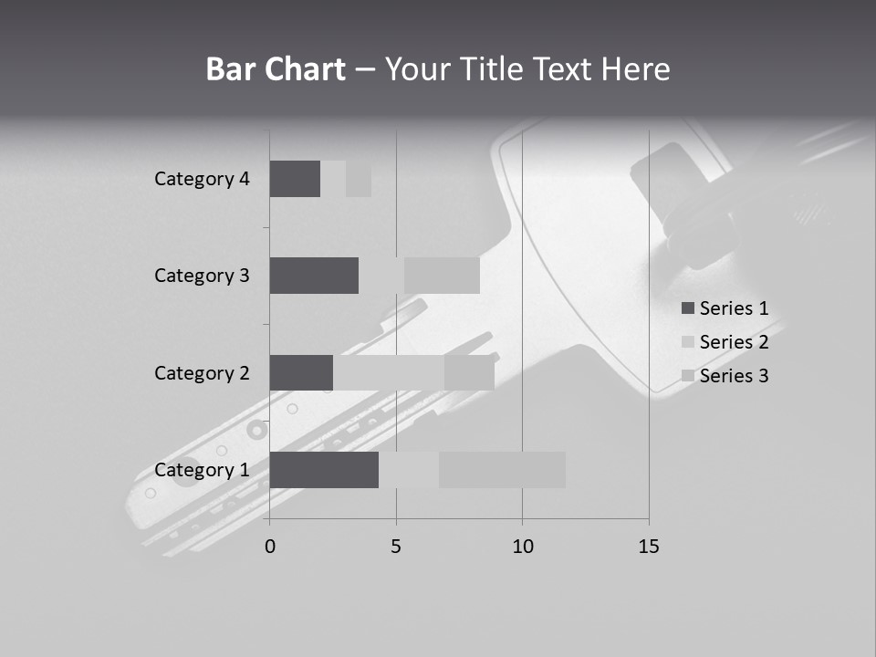 A Key With A Keychain On Top Of It PowerPoint Template
