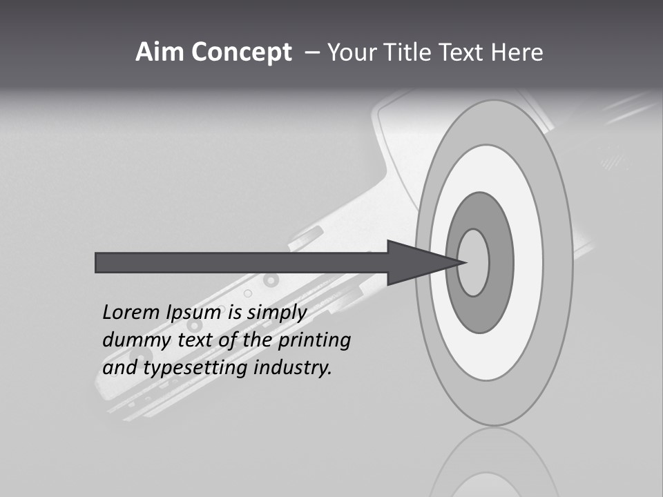 A Key With A Keychain On Top Of It PowerPoint Template