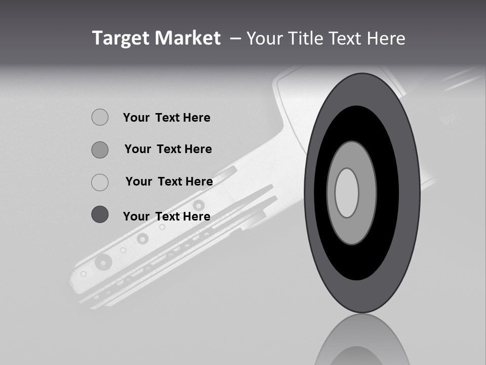 A Key With A Keychain On Top Of It PowerPoint Template