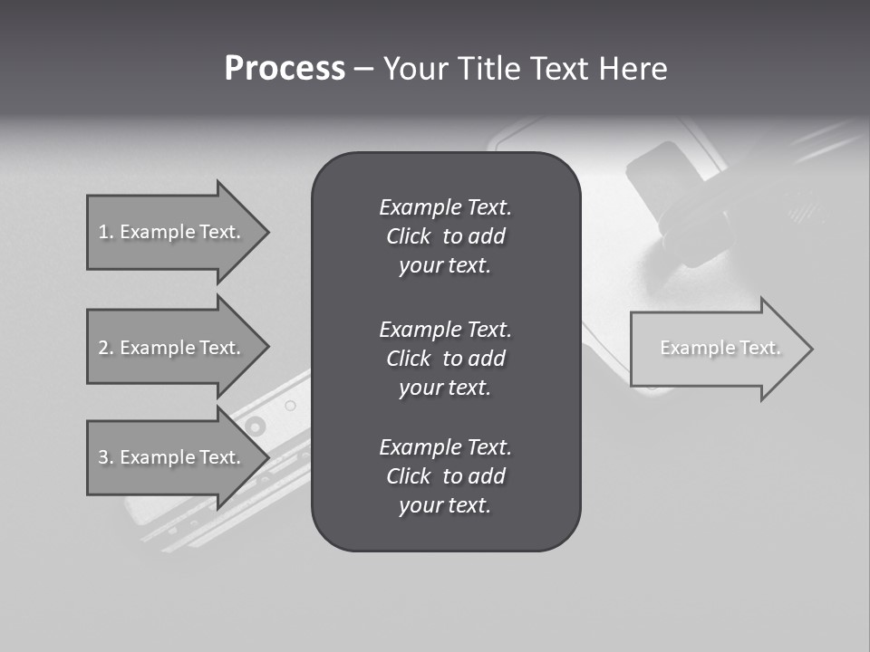 A Key With A Keychain On Top Of It PowerPoint Template