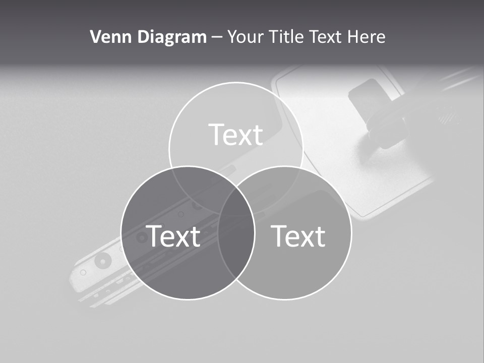A Key With A Keychain On Top Of It PowerPoint Template