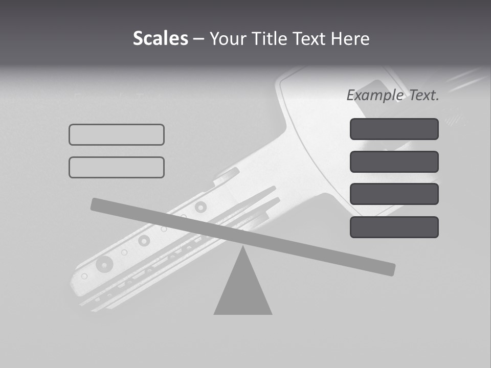 A Key With A Keychain On Top Of It PowerPoint Template