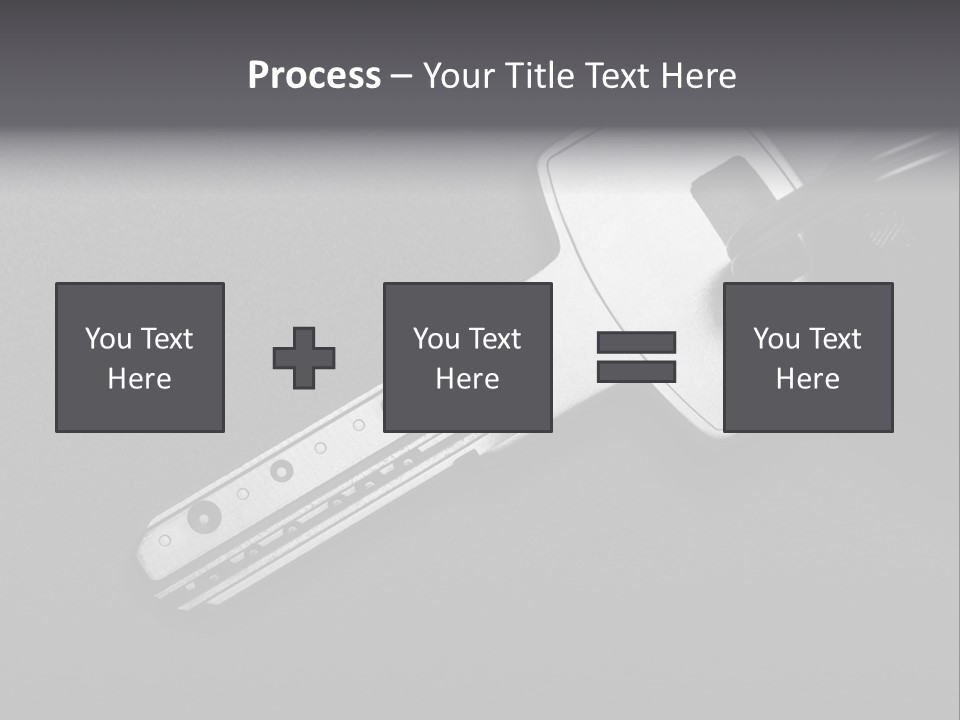 A Key With A Keychain On Top Of It PowerPoint Template