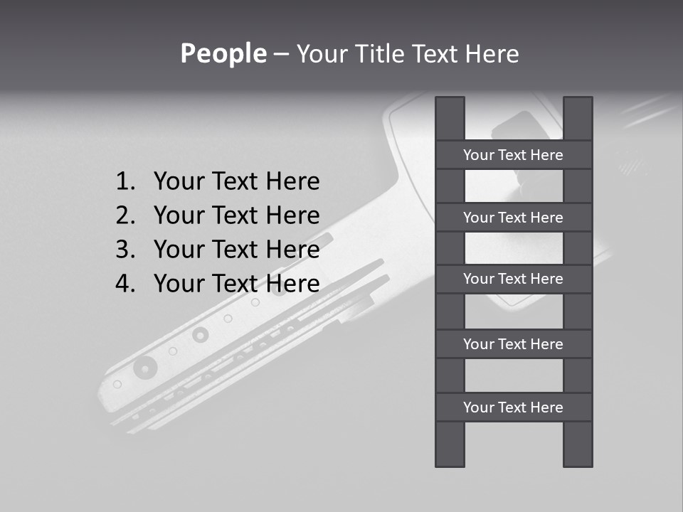 A Key With A Keychain On Top Of It PowerPoint Template