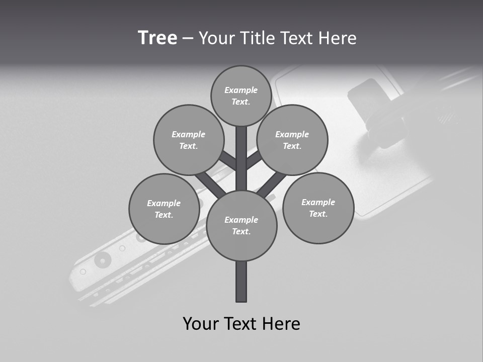 A Key With A Keychain On Top Of It PowerPoint Template