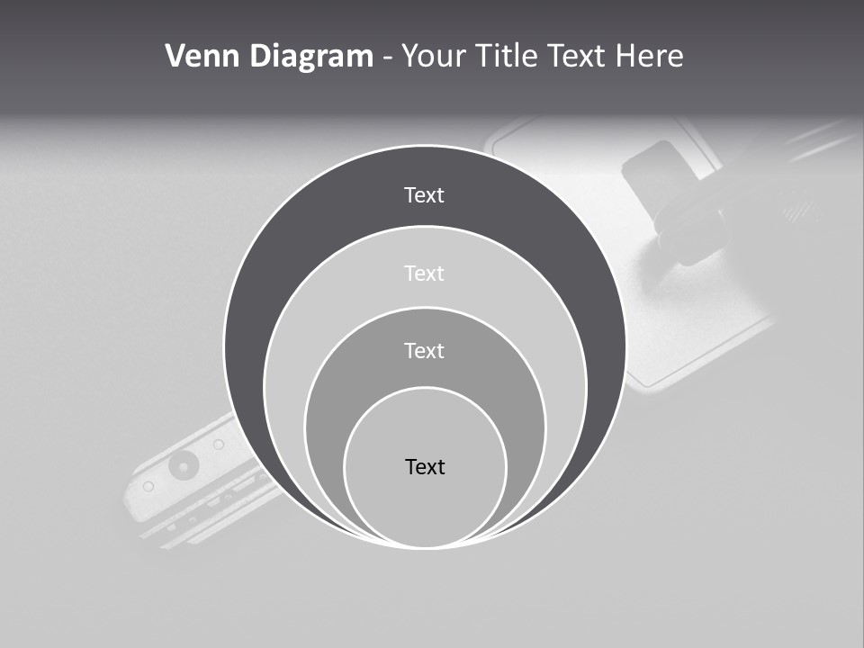 A Key With A Keychain On Top Of It PowerPoint Template
