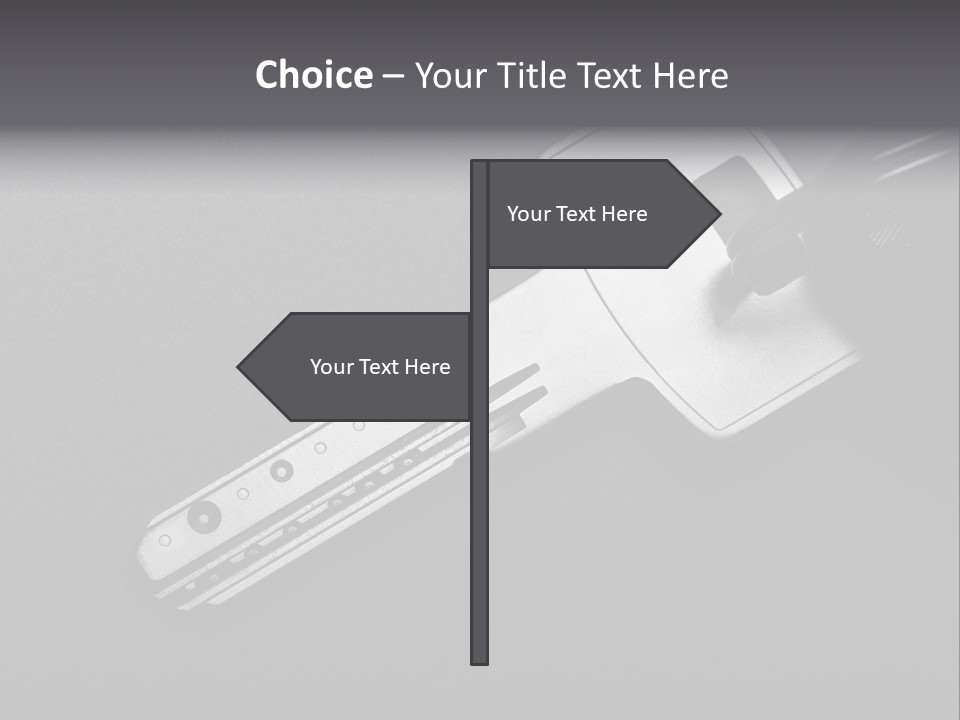 A Key With A Keychain On Top Of It PowerPoint Template