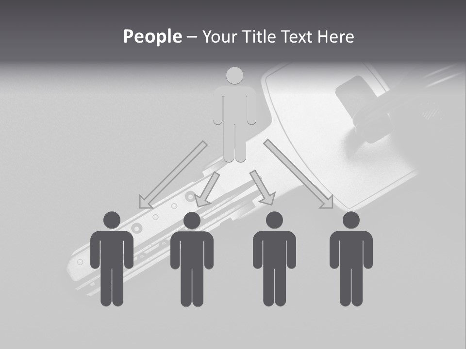 A Key With A Keychain On Top Of It PowerPoint Template