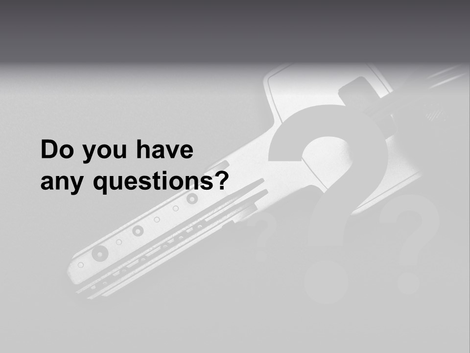 A Key With A Keychain On Top Of It PowerPoint Template