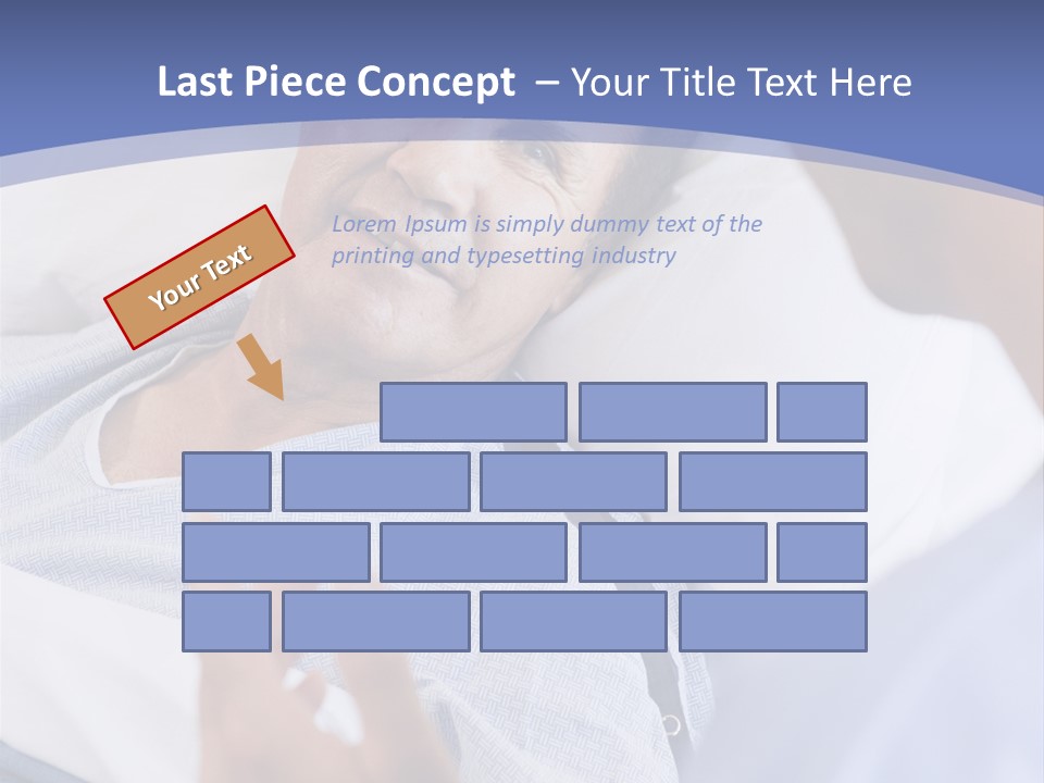 A Man Talking To A Woman In A Hospital Bed PowerPoint Template