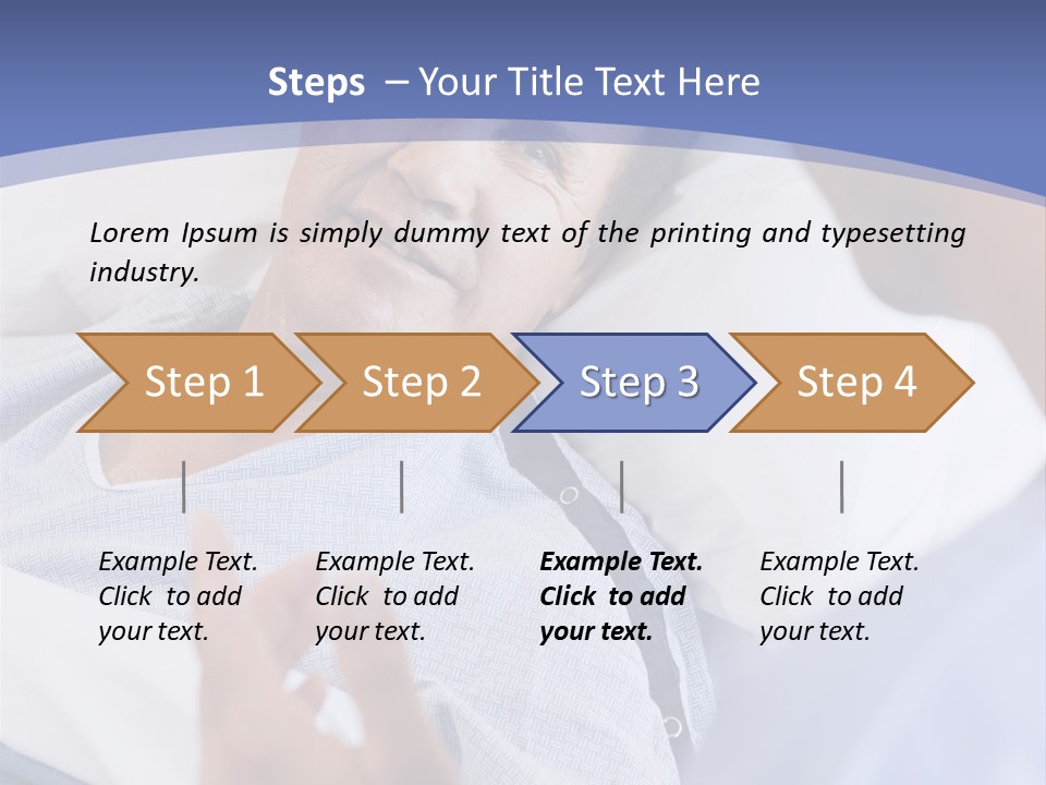 A Man Talking To A Woman In A Hospital Bed PowerPoint Template