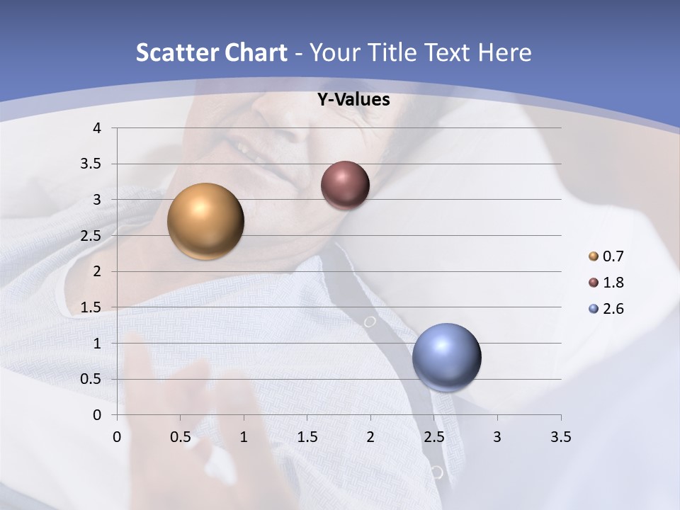 A Man Talking To A Woman In A Hospital Bed PowerPoint Template