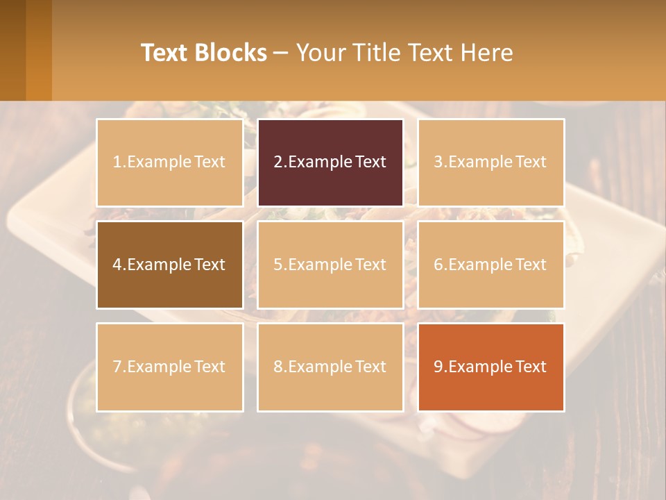 Three Tacos On A Plate With Sauces On The Side PowerPoint Template