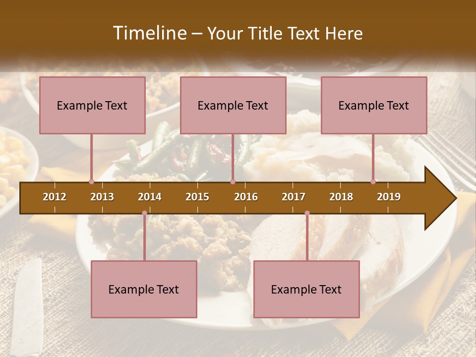 A Plate Of Food With Meat And Vegetables On It PowerPoint Template
