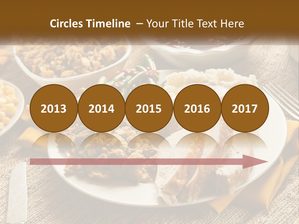 A Plate Of Food With Meat And Vegetables On It PowerPoint Template