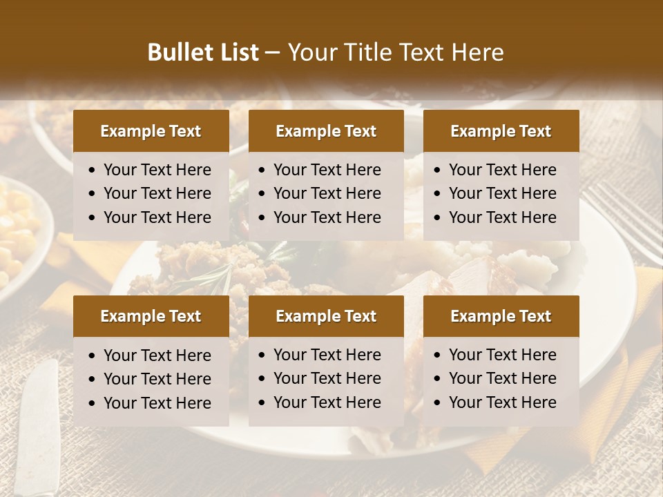 A Plate Of Food With Meat And Vegetables On It PowerPoint Template