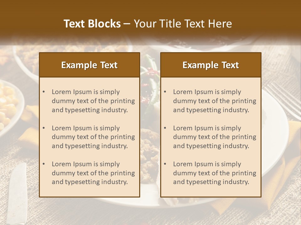 A Plate Of Food With Meat And Vegetables On It PowerPoint Template