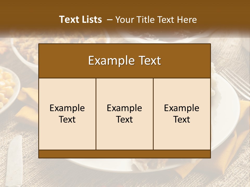 A Plate Of Food With Meat And Vegetables On It PowerPoint Template