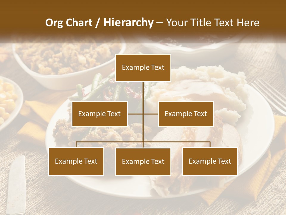 A Plate Of Food With Meat And Vegetables On It PowerPoint Template