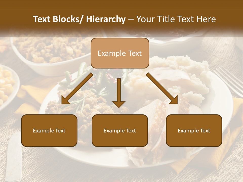 A Plate Of Food With Meat And Vegetables On It PowerPoint Template