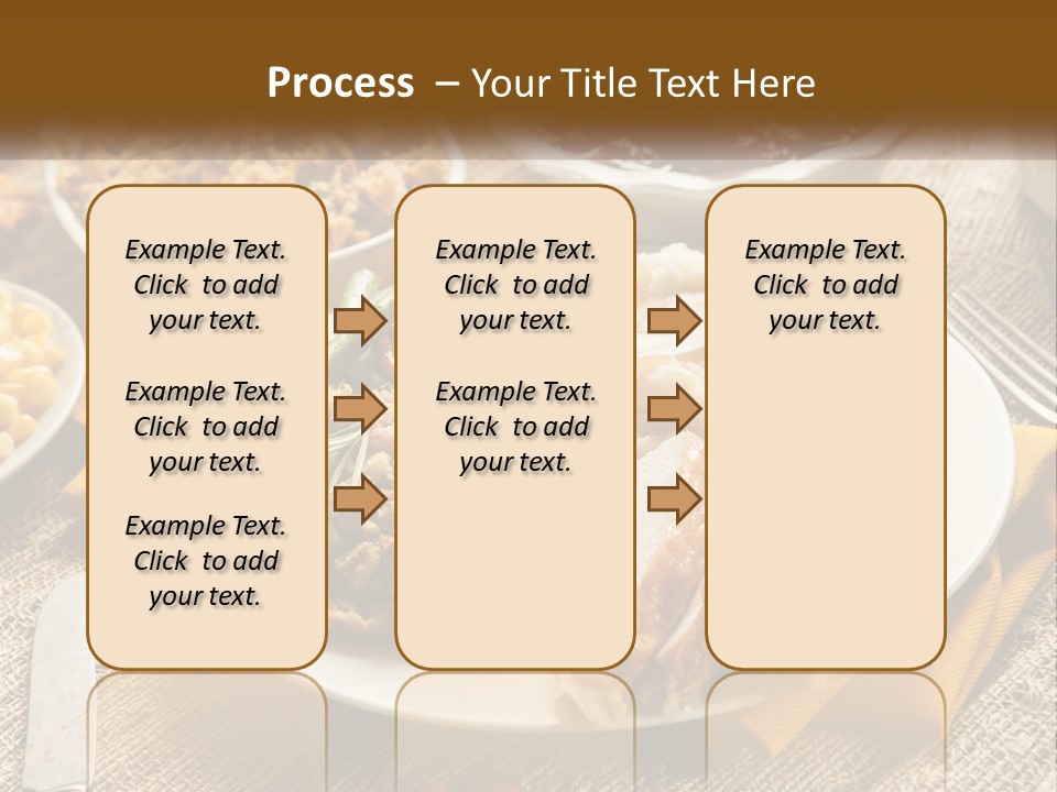 A Plate Of Food With Meat And Vegetables On It PowerPoint Template