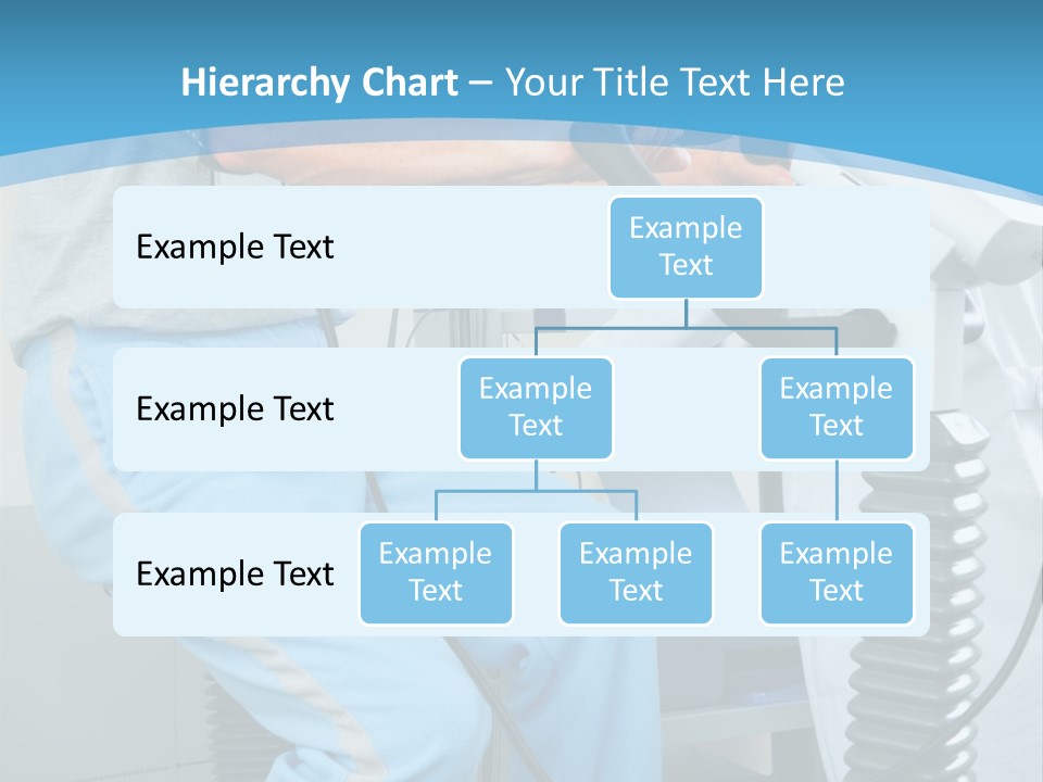 A Man And A Woman In A Gym On Exercise Bikes PowerPoint Template