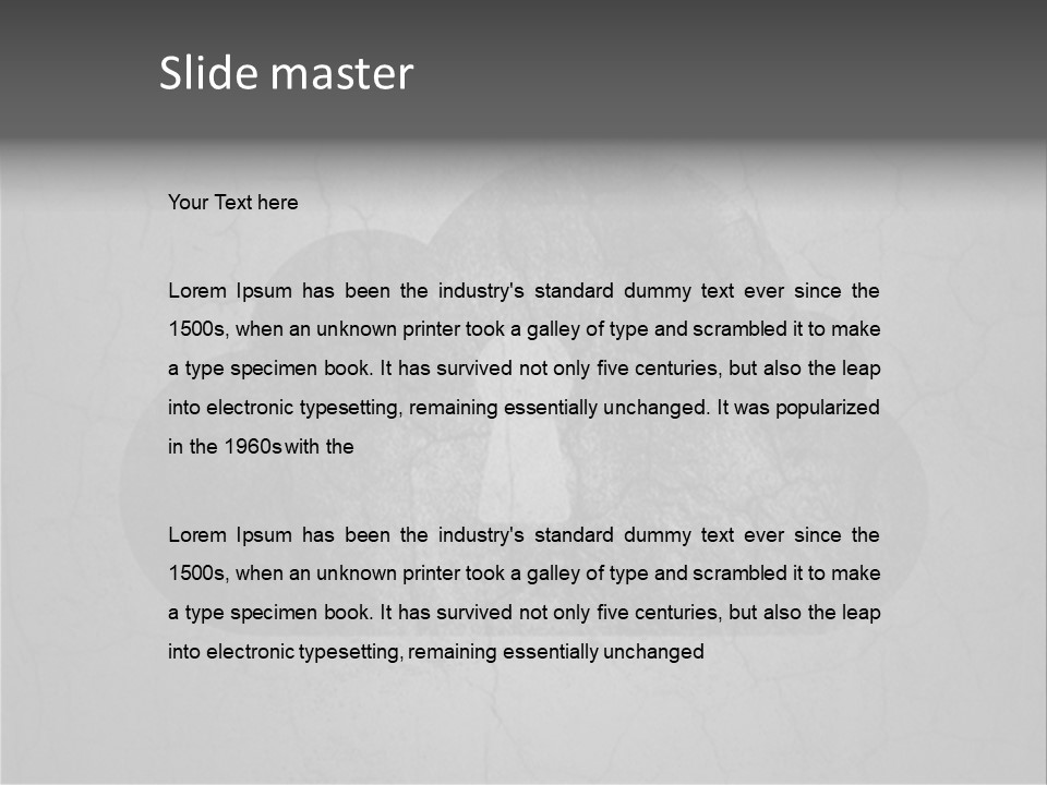 A Cloud With A Keyhole In The Middle Of It PowerPoint Template