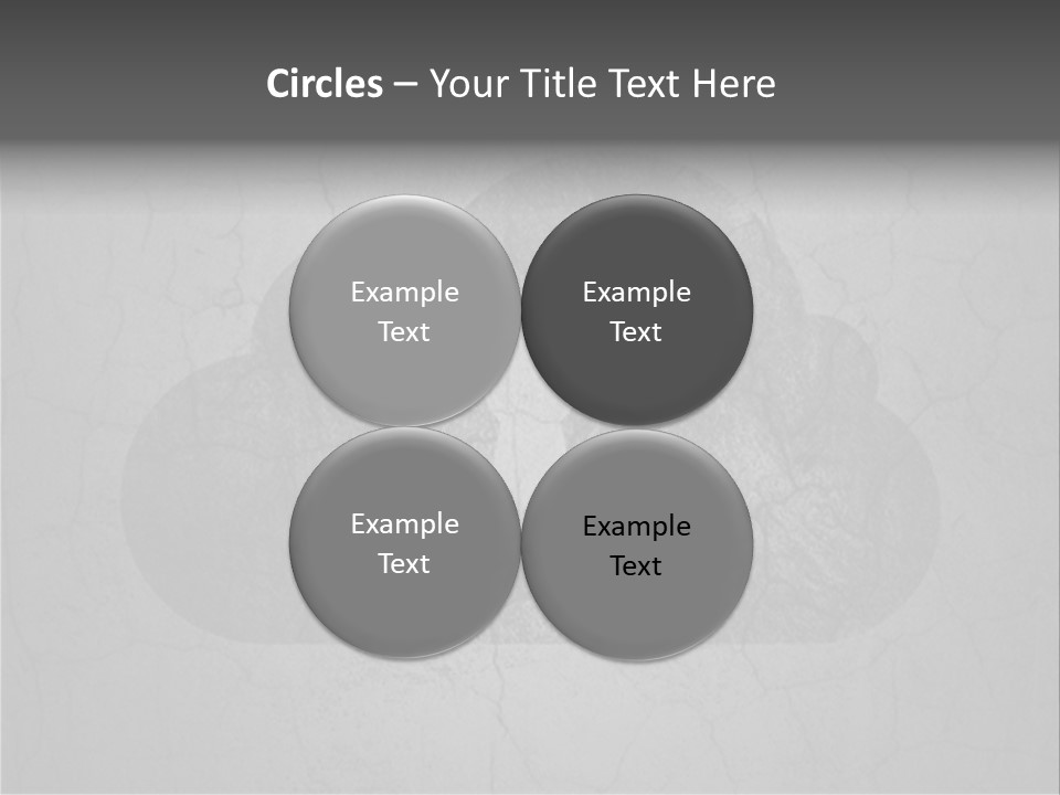 A Cloud With A Keyhole In The Middle Of It PowerPoint Template