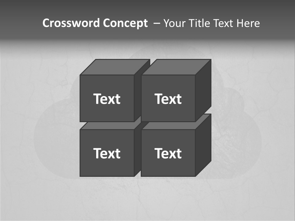 A Cloud With A Keyhole In The Middle Of It PowerPoint Template