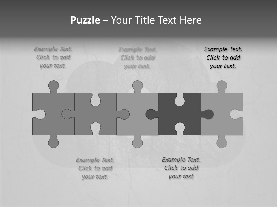A Cloud With A Keyhole In The Middle Of It PowerPoint Template