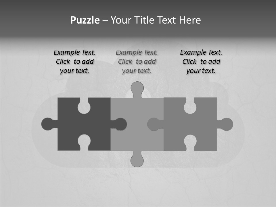 A Cloud With A Keyhole In The Middle Of It PowerPoint Template