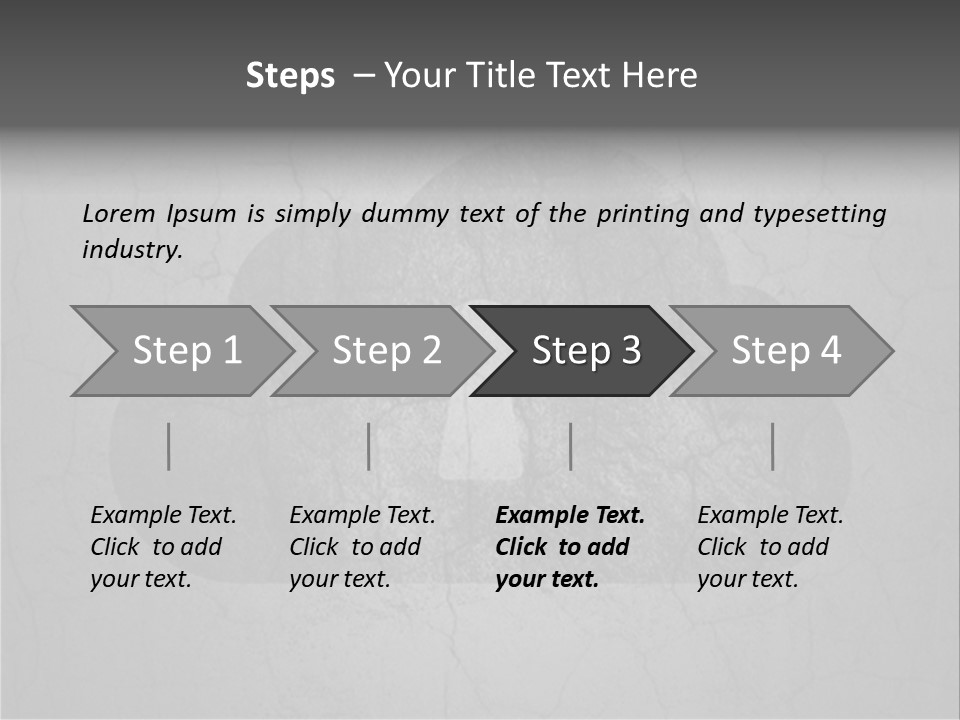 A Cloud With A Keyhole In The Middle Of It PowerPoint Template