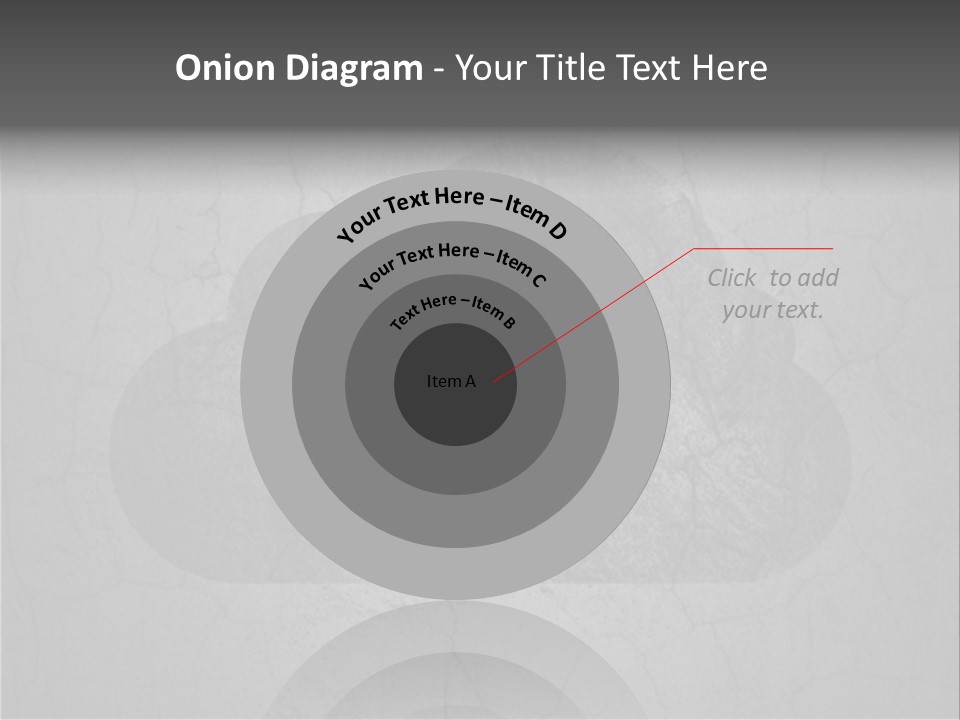 A Cloud With A Keyhole In The Middle Of It PowerPoint Template