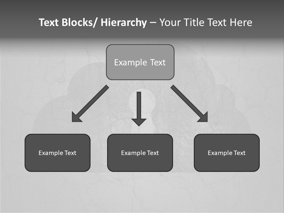 A Cloud With A Keyhole In The Middle Of It PowerPoint Template