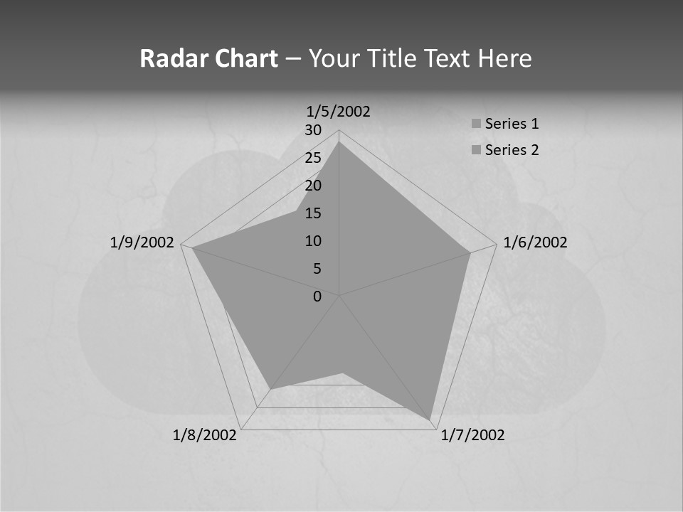 A Cloud With A Keyhole In The Middle Of It PowerPoint Template